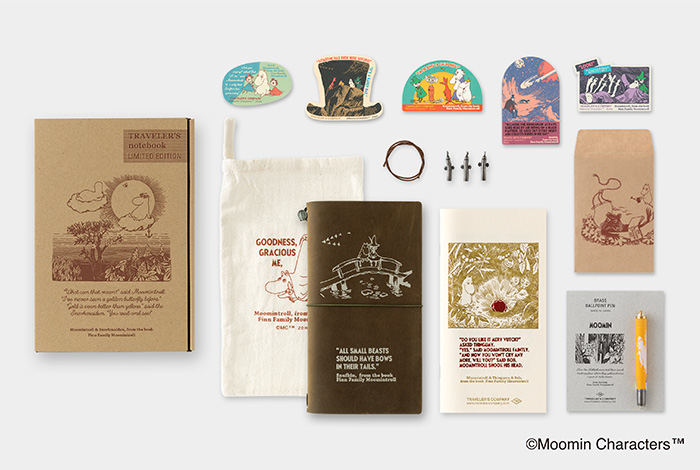 トラベラーズノート 限定セット MOOMIN ムーミン一家